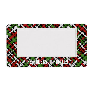 Etiqueta Organizar almacenamiento Sticky Green Red White