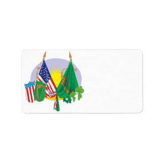 Etiqueta Orgullo americano irlandés