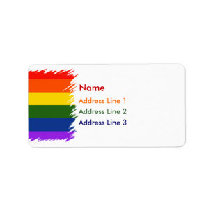 Etiqueta Orgullo arcoiris