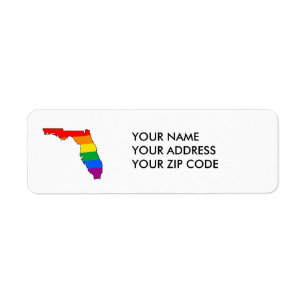 ETIQUETA ORGULLO DE LA FLORIDA -