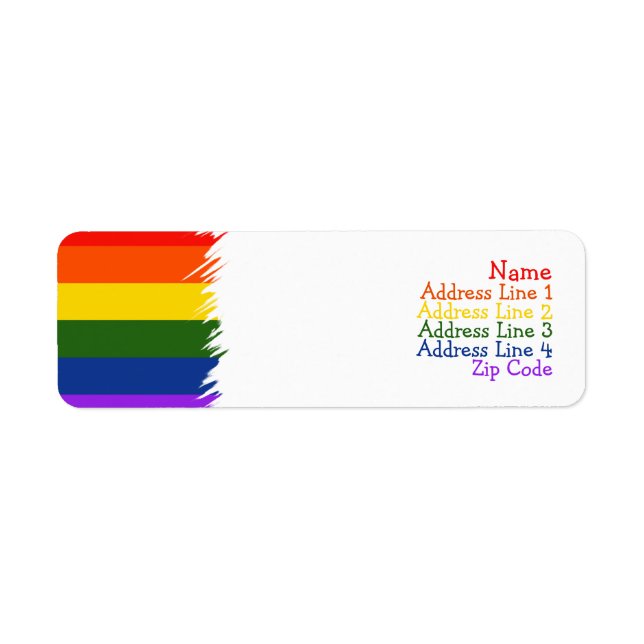 Etiqueta Orgullo gay (Frente)