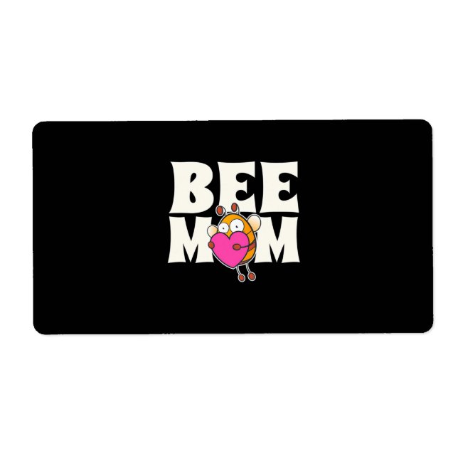Etiqueta Orgullosa Bee Mom (Frente)