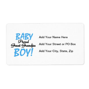 Etiqueta Orgullosos grandes regalos de bebé