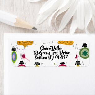 Etiqueta Ornamentos atómicos