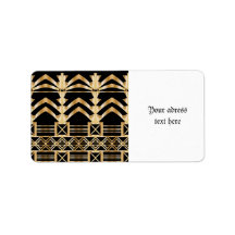 Oro, arte deco, nouveau, negro, vintage, patrón,mo