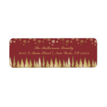 Oro feriado y invierno rojo Maravilloso