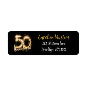 Etiqueta Oro Negro 50 y aún fabulosa fiesta de cumpleaños n