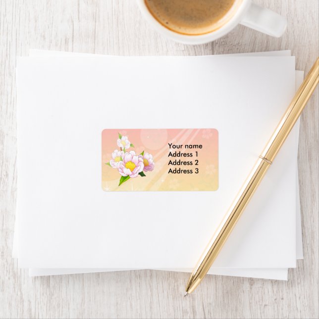 Etiqueta Orquídea de moscas rosa (In situ)