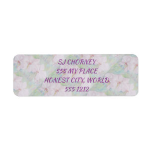 ETIQUETA ORQUIDOS BLANCOS