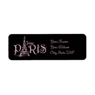 Etiqueta (oscura) de J'aime París