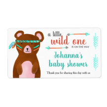 Oso tribal | Wild One Baby Shower Gracias