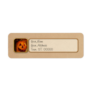 Etiqueta Otoño - Halloween - Jack-o-Lantern