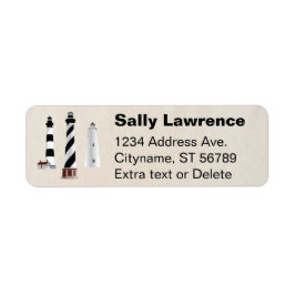 Etiqueta Outer Banks Lighthouse - Return Address Labels