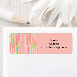 Etiqueta Ovalos Art Deco