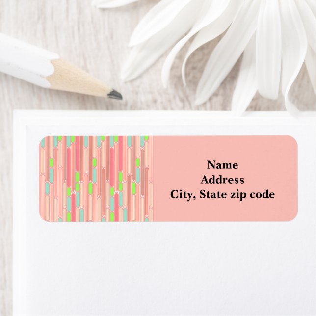 Etiqueta Ovalos Art Deco (In situ)