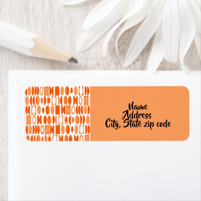 Etiqueta Ovalos Art Deco (In situ)