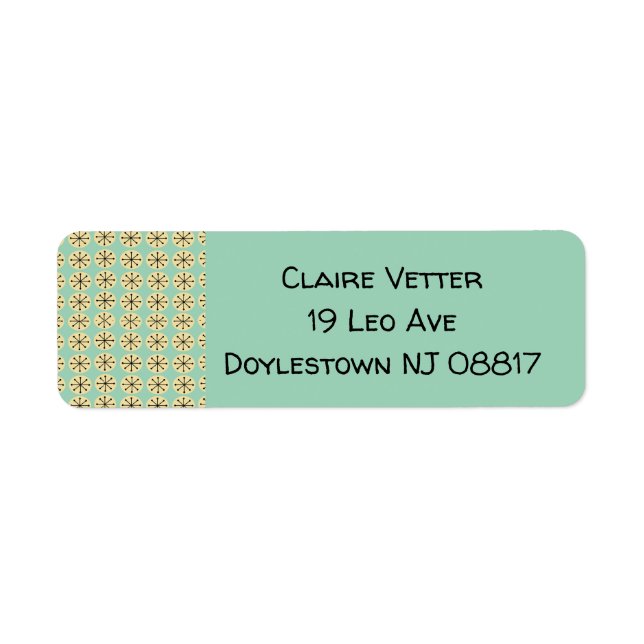 Etiqueta Ovalos y estallidos (Frente)