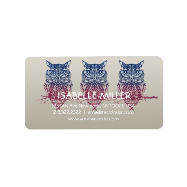 Etiqueta Oveja celta mágica (Frente)