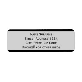 Etiqueta Paint negro