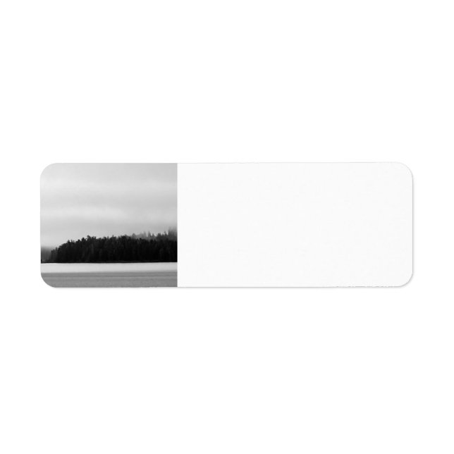 Etiqueta Paisaje de Alaska (Frente)