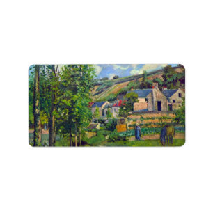 Etiqueta Paisaje en Pontoise de Camille Pissarro