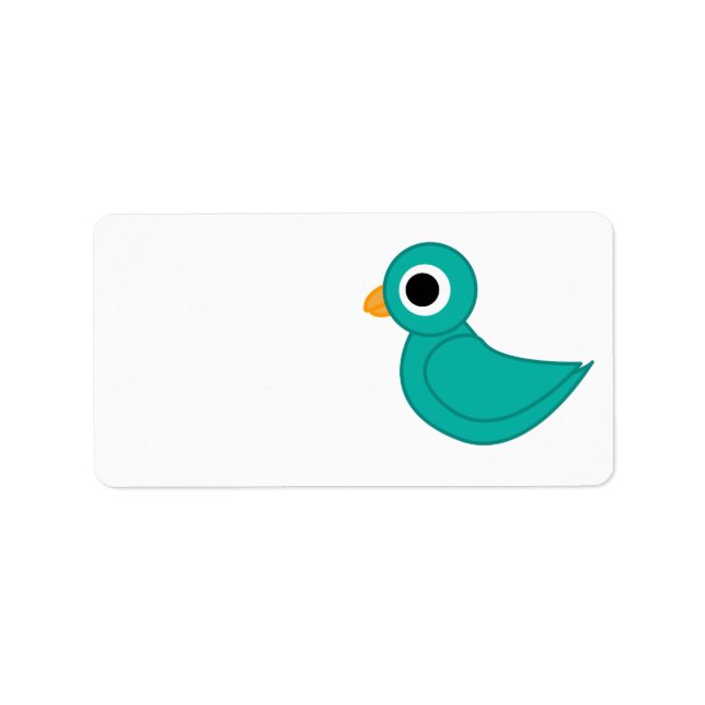 Etiqueta pajarito   (Frente)