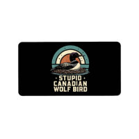 Pájaro lobo canadiense estúpido