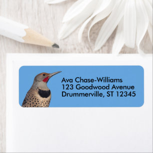 Etiqueta Pájaros de parpadeo del norte al sol