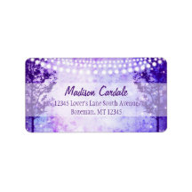 Palabras de dirección Boda de las luces de cadena 