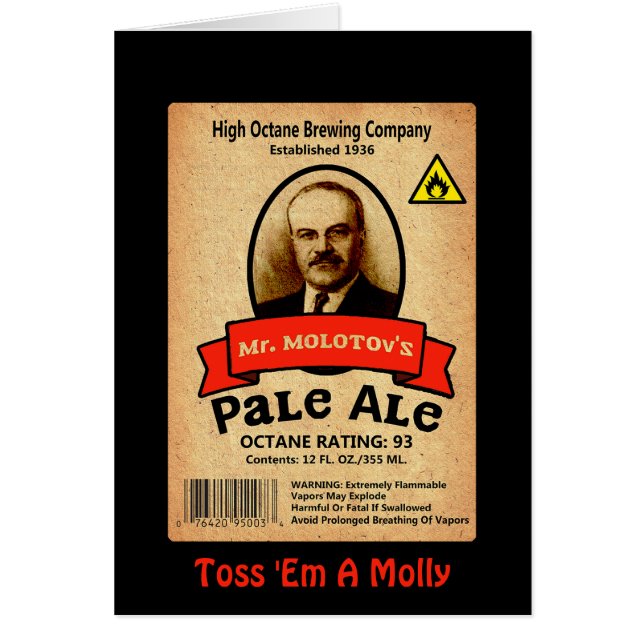 Etiqueta Pale Ale de Molotov (Frente)