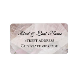 Etiqueta Pale Pink Florals Label