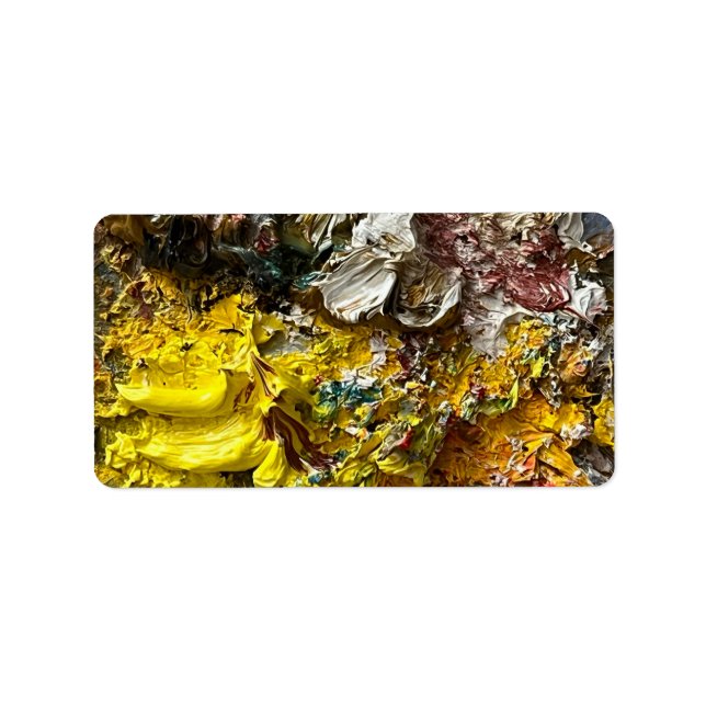 Etiqueta Paleta del artista #1 (Frente)