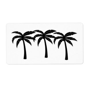Etiqueta Palmeras Tropicales
