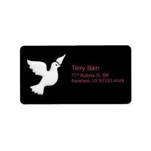 Etiqueta Paloma Belight del blanco