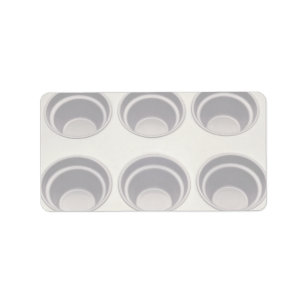 Etiqueta Pan de muffin único