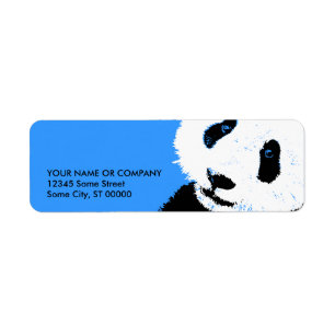Etiqueta panda.