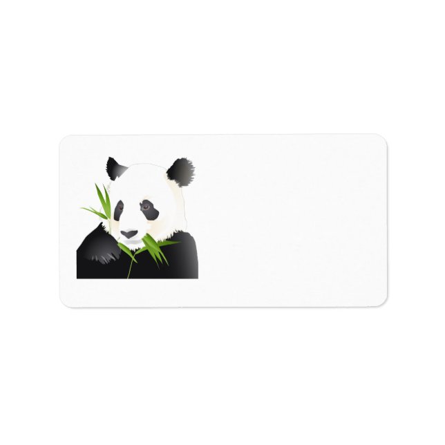 Etiqueta Panda Bear (Frente)