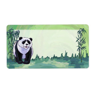 Etiqueta Panda Bear Stationery