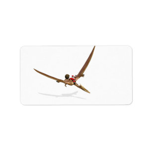 Etiqueta Papá Noel en Quetzalcoatlus