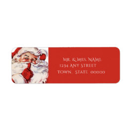 Etiqueta Papá Noel Vintage, Personalizado