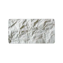 Etiqueta Papel arrugado divertido