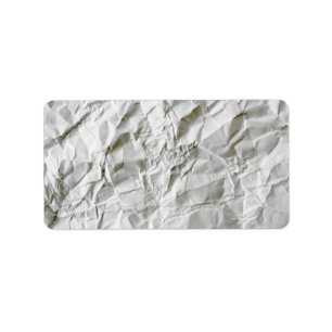 Etiqueta Papel arrugado divertido