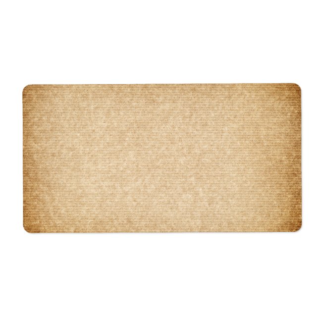 Etiqueta Papel De Embalaje Antiguo Con Bandas Para El Fondo (Frente)