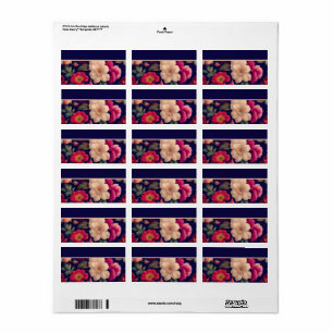 Etiqueta Papel de pared con motivos florales