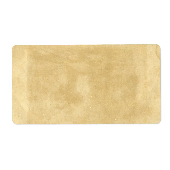 Etiqueta Papel viejo blanco (Frente)