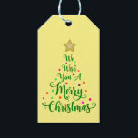 Etiqueta Papelería Postal we wish you a merry Chri<br><div class="desc">Saludo navideño minimalista,  colores vibrantes,  alegres tonos festivos que realzan el sentir. Un saludo sencillo colorido  y cargado de contenido. Para minimalistas y gente que gusta del diseño sencillo,  poco cargado en lo visual,  simple y elegante,  alegre y jovial.</div>