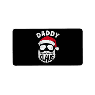 Etiqueta Papi Claus Santa Claus Navidades graciosos coincid