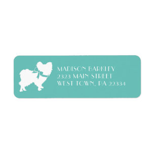 Etiqueta Papillon Dog Puppy