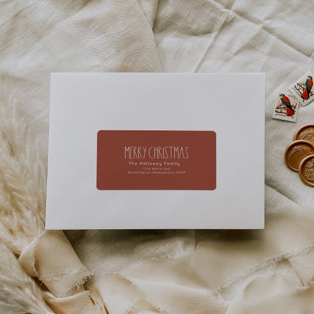 Etiqueta Paquete de direcciones de devolución de Navidades  (Subido por el creador)