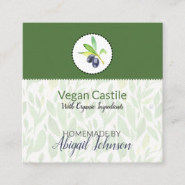 Etiqueta para Baño y Cuerpo de Aceite de Oliva Cas